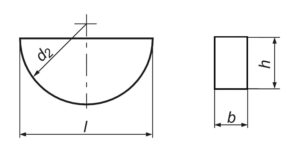 DIN 6888   4   x  5    C45K